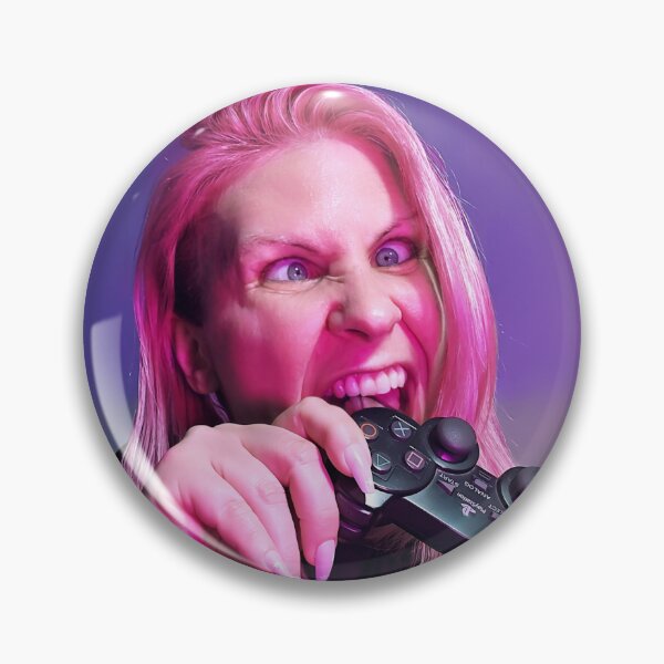 Item preview, Streamer eating controller - SquareNavel Gaming (with background) designed and sold by SquareNavel.