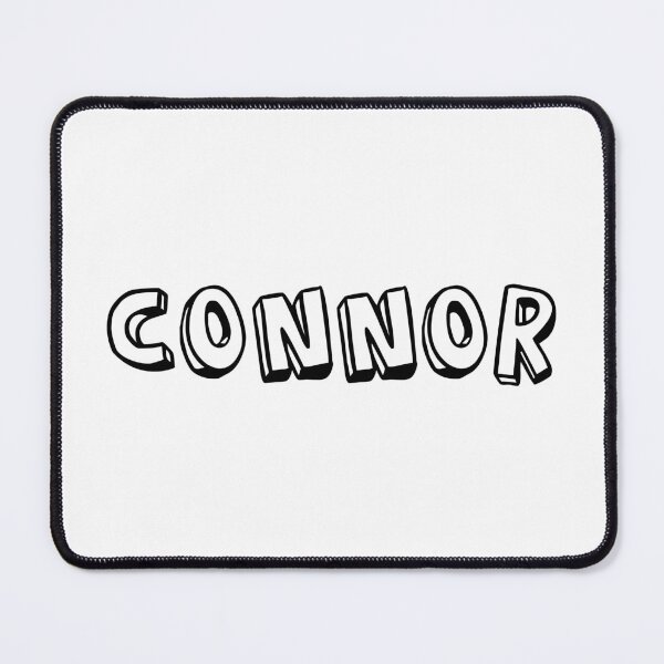 Item preview, typography "Connor" english name tag sticker Typographic Art designed and sold by tonylau81.