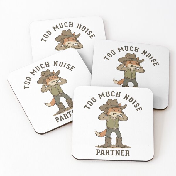 Item preview, Funny Cowboy Too Much Noise Partner T-Shirt – Retro Overstimulated Meme designed and sold by DIRTYSKETCHH.