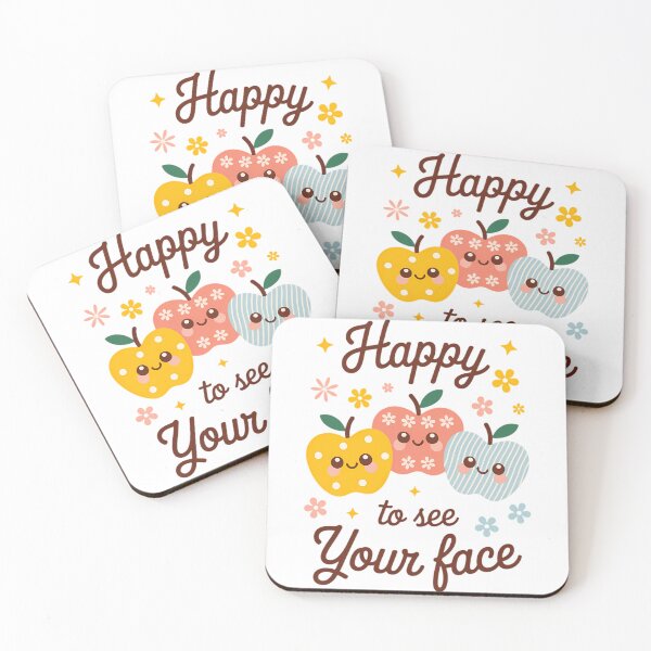 Item preview, Happy to See Your Face Teacher Apple Elementary Teacher Back to School designed and sold by TrinaEspinoza.