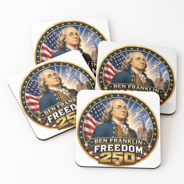 Item preview, Freedom 250th Anniversary Seal United States of America Ben Franklin designed and sold by AmericaThreads.