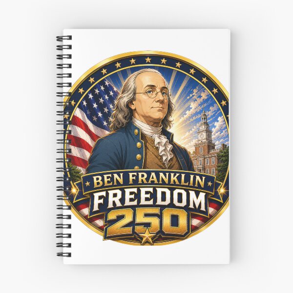 Item preview, Freedom 250th Anniversary Seal United States of America Ben Franklin designed and sold by AmericaThreads.