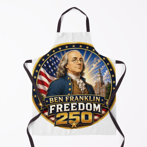 Item preview, Freedom 250th Anniversary Seal United States of America Ben Franklin designed and sold by AmericaThreads.