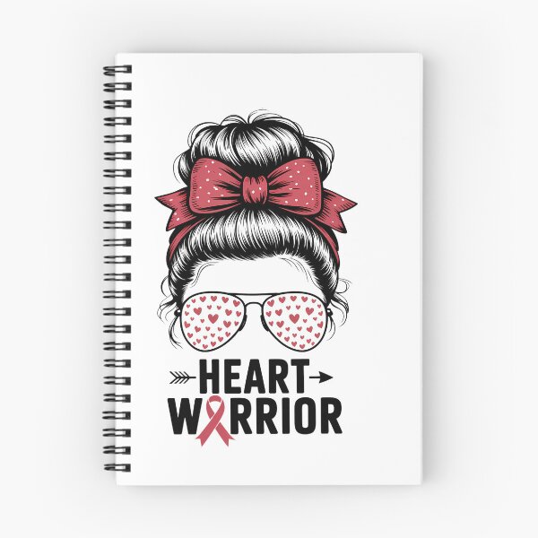 Item preview, Heart Warrior Messy Bun Go Red - Heart Disease Awareness designed and sold by TrinaEspinoza.