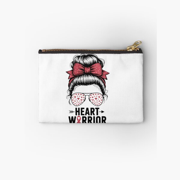 Item preview, Heart Warrior Messy Bun Go Red - Heart Disease Awareness designed and sold by TrinaEspinoza.