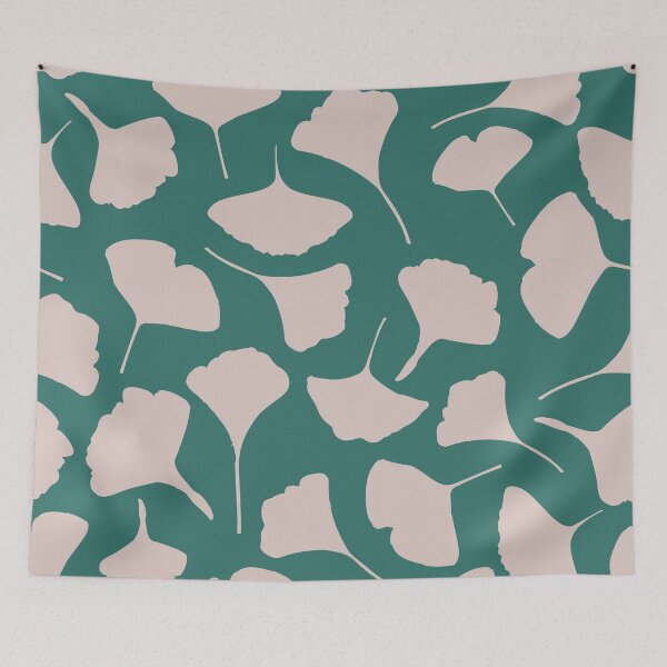 Item preview, Teal Leaf Motif designed and sold by jehb.creative.
