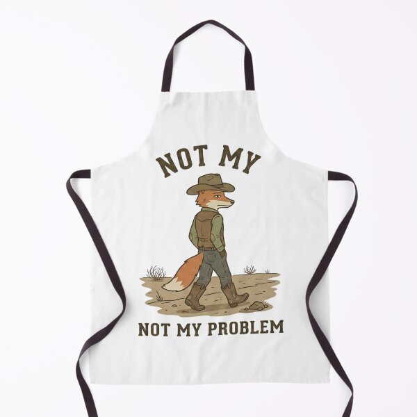 Item preview, Funny Cowboy Not My Problem T-Shirt – Retro Western Sarcastic Humor designed and sold by DIRTYSKETCHH.