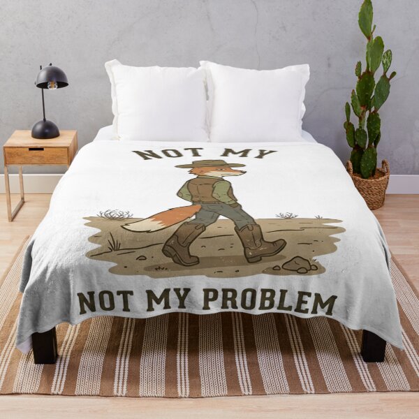 Item preview, Funny Cowboy Not My Problem T-Shirt – Retro Western Sarcastic Humor designed and sold by DIRTYSKETCHH.