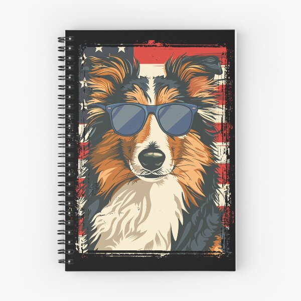 Item preview, Funny Shetland Sheepdog Sheltie 4th July USA Flag America Mom Dad Kids designed and sold by rafaeltto.