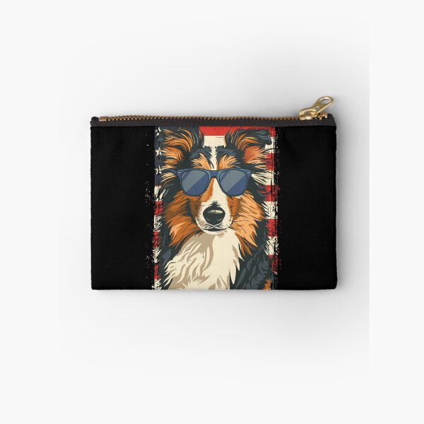 Item preview, Funny Shetland Sheepdog Sheltie 4th July USA Flag America Mom Dad Kids designed and sold by rafaeltto.