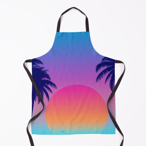 Item preview, Tropical Sunset Palm Trees Vaporwave Aesthetic designed and sold by Moodoncraft-.