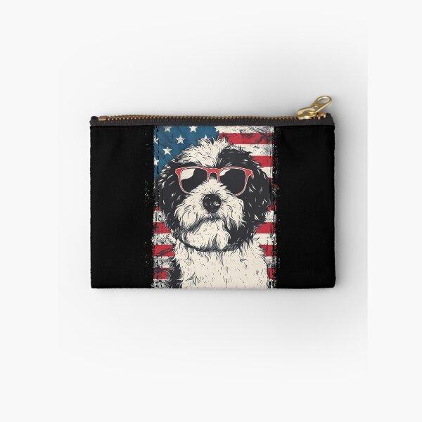 Item preview, Funny Sheepadoodle 4th July USA Flag America Mom Dad Kids designed and sold by rafaeltto.