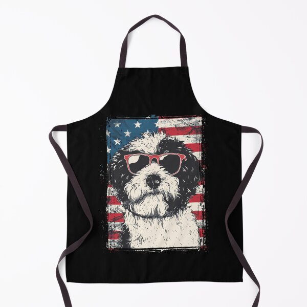Item preview, Funny Sheepadoodle 4th July USA Flag America Mom Dad Kids designed and sold by rafaeltto.