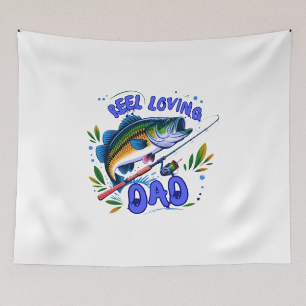 Item preview, Reel Loving Dad | Funny Fishing Gifts for Father’s Day - Tees, Caps, Mugs, Aprons & More designed and sold by Lele47.