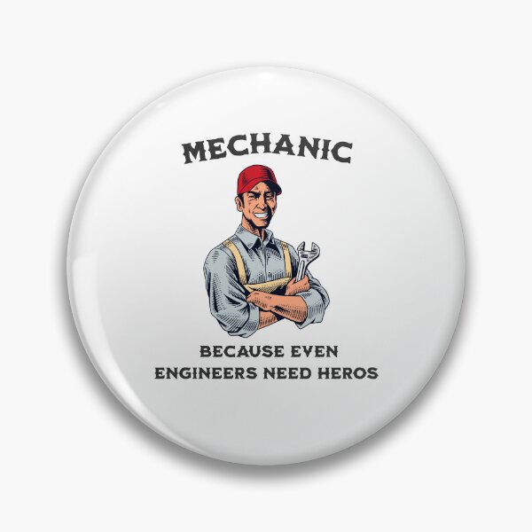 Item preview, Mechanic Shirt – “Because Even Engineers Need Heroes” Funny Blue Collar Design designed and sold by wmhtees.