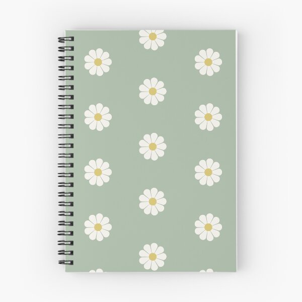Item preview, Sage Green Daisy Retro Floral Pattern designed and sold by ClaudiaFlores.