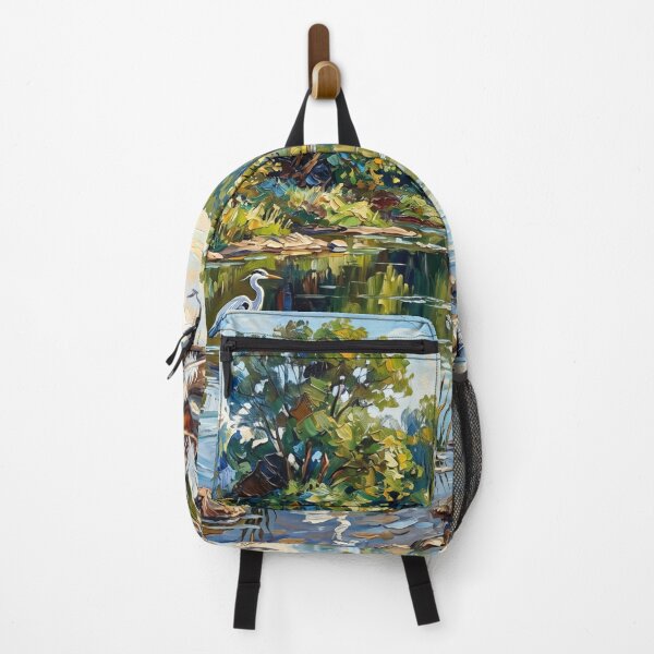 Item preview, Serene River With Herons design  designed and sold by FlowerSeller1.