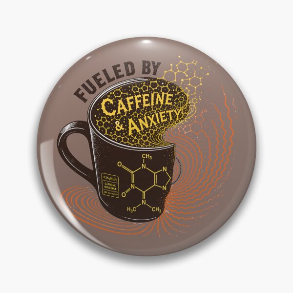 Item preview, Fueled By Caffeine And Anxiety designed and sold by xmoudx.