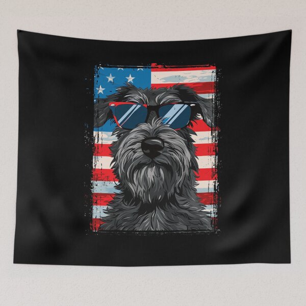 Item preview, Funny Scottish Deerhound 4th July USA Flag America Mom Dad Kids designed and sold by rafaeltto.