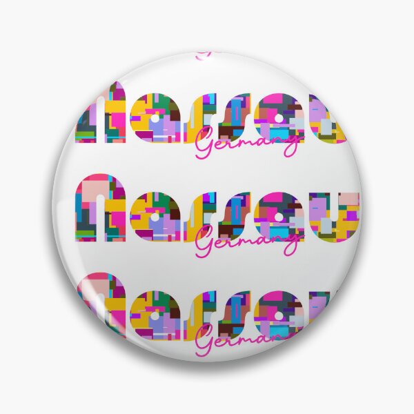 Item preview, Nassau, Germany, Vibrant Abstract City Typography Art designed and sold by Wanderful-roads.