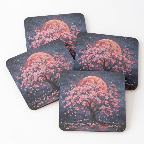 Item preview, Sakura Tree Art – Japanese Cherry Blossom Aesthetic | Pink Floral Nature Design designed and sold by Illuministique.