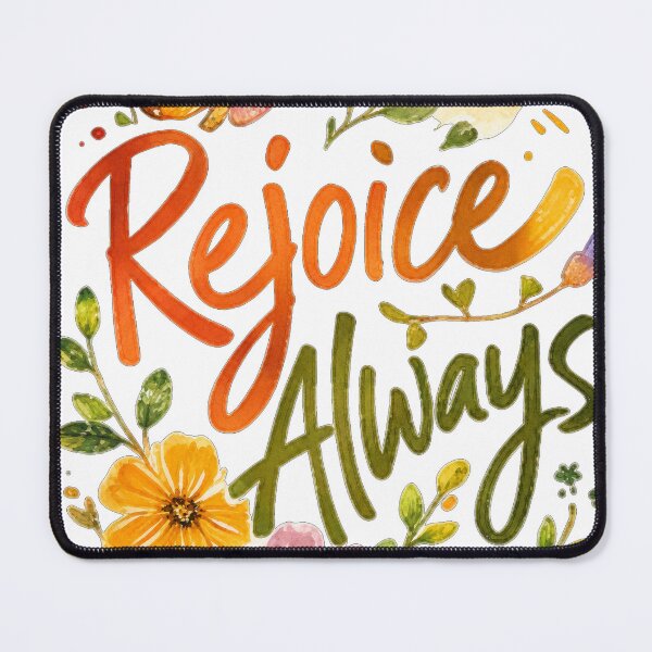 Item preview, Rejoice Always – Christian Faith Design designed and sold by lindalifepeace.