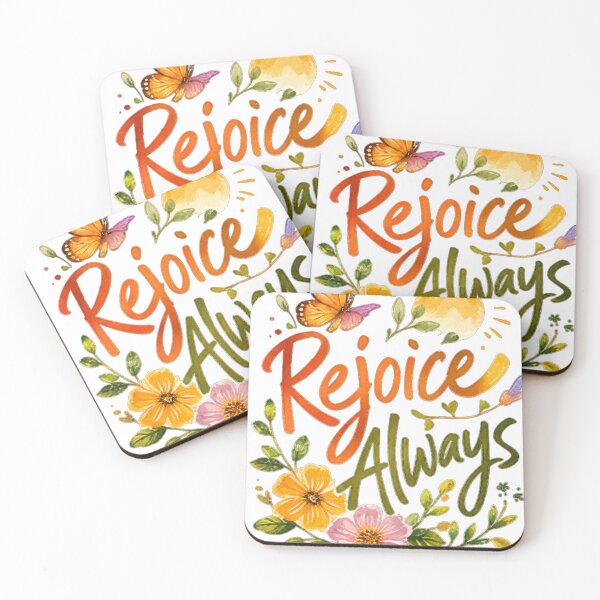 Item preview, Rejoice Always – Christian Faith Design designed and sold by lindalifepeace.