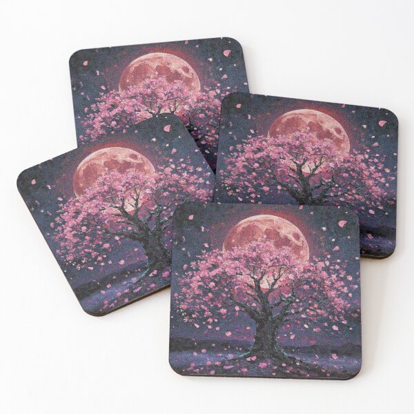 Item preview, Sakura Tree Art – Japanese Cherry Blossom Aesthetic | Pink Floral Nature Design designed and sold by Illuministique.