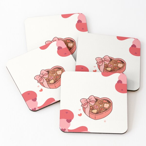 Item preview, Sweet Heart Chocolate Box & Pink Aesthetic Swirls designed and sold by Akira Design Store.