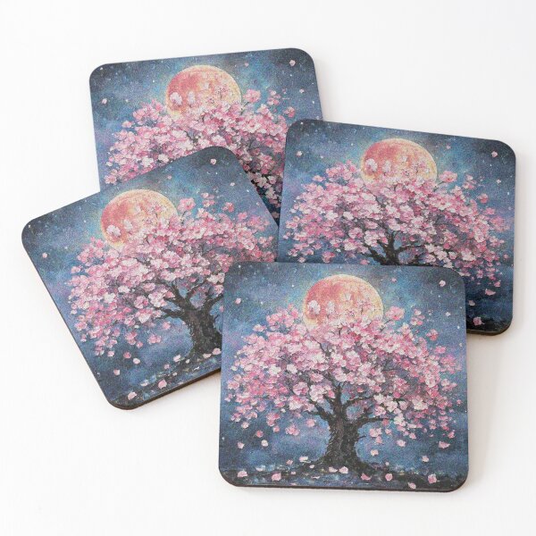 Item preview, Sakura Tree Art – Japanese Cherry Blossom Aesthetic | Pink Floral Nature Design designed and sold by Illuministique.
