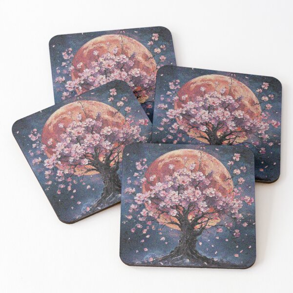 Item preview, Sakura Tree Art – Japanese Cherry Blossom Aesthetic | Pink Floral Nature Design designed and sold by Illuministique.