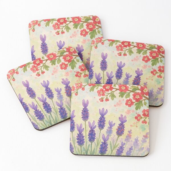 Item preview, Crimson Cloud Hawthorn and Lavender designed and sold by lifeinspired4u.