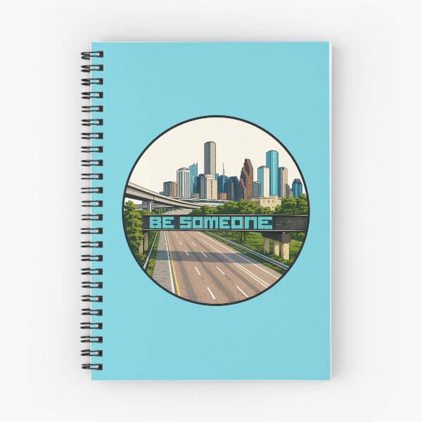 Item preview, Houston Be Someone Skyline Retro Highway Graphic | Houston Texas Urban Art designed and sold by SimplyJasper.