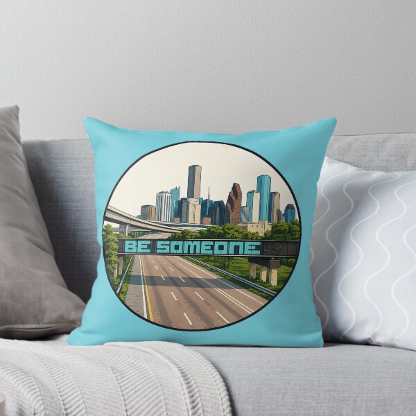 Item preview, Houston Be Someone Skyline Retro Highway Graphic | Houston Texas Urban Art designed and sold by SimplyJasper.