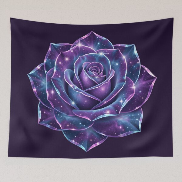 Artikelvorschau, Nebula Rose: Galaktische Blütenblätter entworfen und verkauft von BGM by AI.