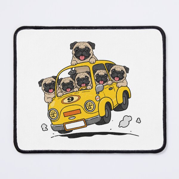 Item preview, PASEO DE ALEGRÍA - PUG | Camiseta para hombres y mujeres amantes de las mascotas y los perros designed and sold by panchiTWO.