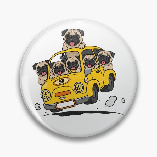 Item preview, PASEO DE ALEGRÍA - PUG | Camiseta para hombres y mujeres amantes de las mascotas y los perros designed and sold by panchiTWO.