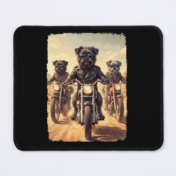 Item preview, Funny Affenpinscher Motorcycle Meme Dog Lover designed and sold by DoodleTortle.