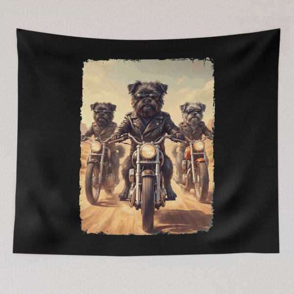 Item preview, Funny Affenpinscher Motorcycle Meme Dog Lover designed and sold by DoodleTortle.