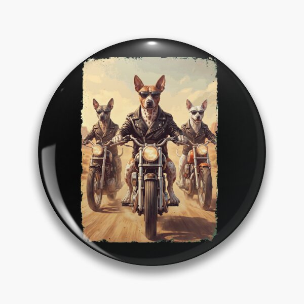 Item preview, Funny American Hairless Terrier Motorcycle Meme Dog Lover designed and sold by DoodleTortle.