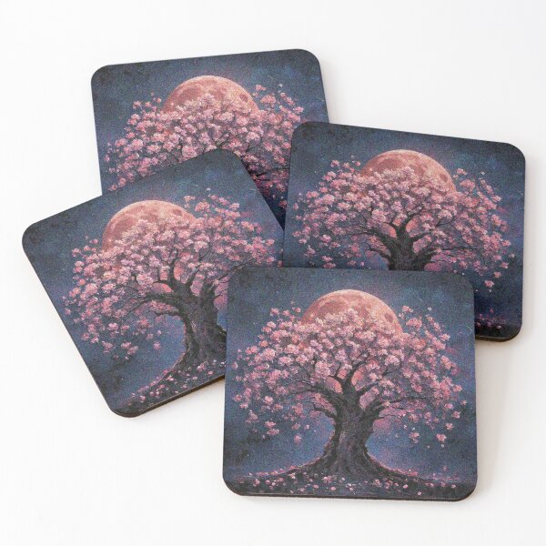 Item preview, Sakura Tree Art – Japanese Cherry Blossom Aesthetic | Pink Floral Nature Design designed and sold by Illuministique.