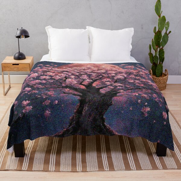Item preview, Sakura Tree Art – Japanese Cherry Blossom Aesthetic | Pink Floral Nature Design designed and sold by Illuministique.