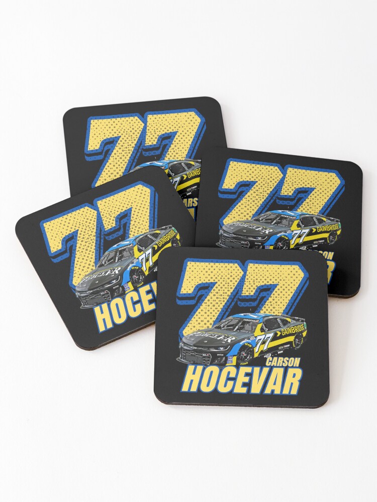Thumbnail 1 of 5, Coasters (Set of 4), 77 Carson Hocevar designed and sold by AoSora.