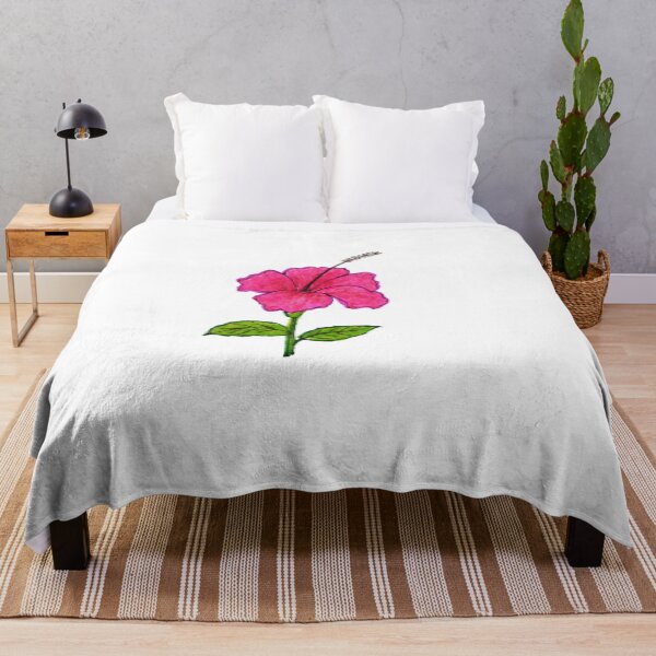 Item preview, Pink Hibiscus Flower Illustration Botanical Art designed and sold by Monishgoud.