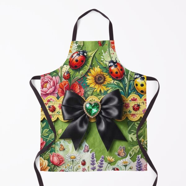 Item preview, Vibrant Garden with Ladybugs designed and sold by purplesensation.
