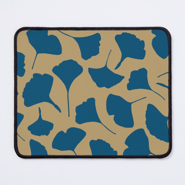 Item preview, Blue and Gold Leaf Motif designed and sold by jehb.creative.
