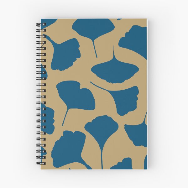 Item preview, Blue and Gold Leaf Motif designed and sold by jehb.creative.
