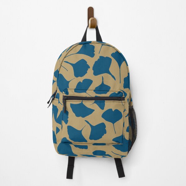 Item preview, Blue and Gold Leaf Motif designed and sold by jehb.creative.