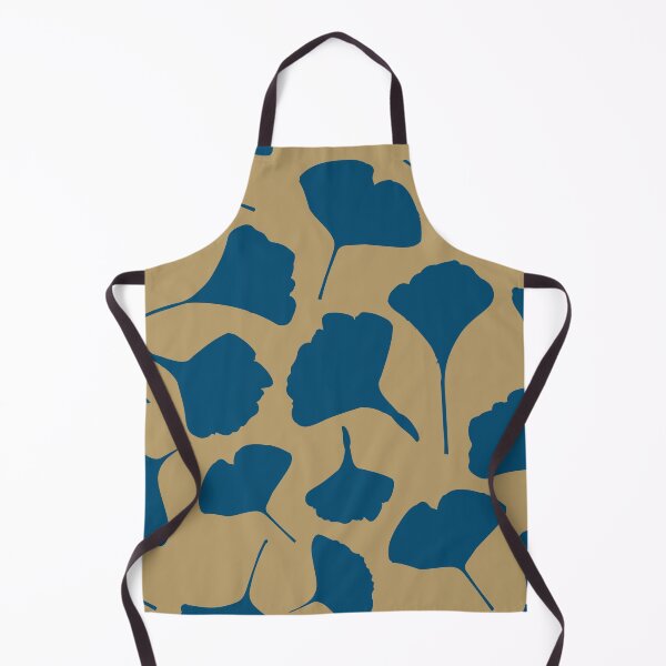 Item preview, Blue and Gold Leaf Motif designed and sold by jehb.creative.