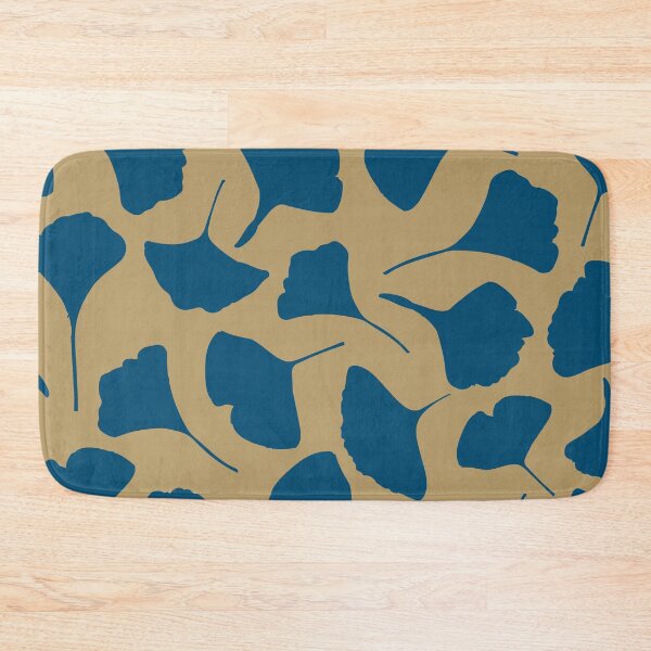 Item preview, Blue and Gold Leaf Motif designed and sold by jehb.creative.